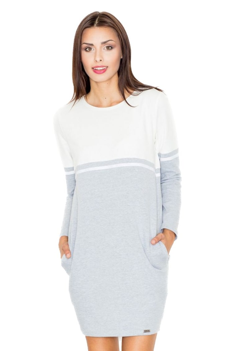 Rochie mini dama Carnwene M510 gri