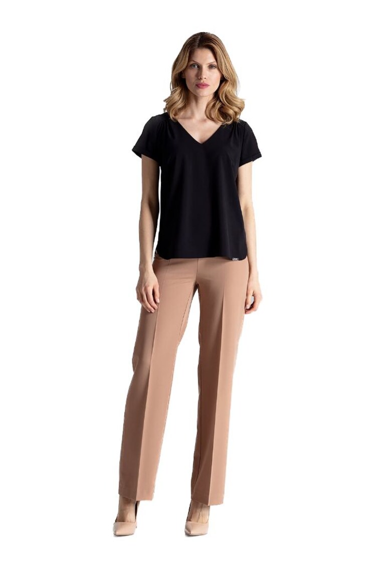 Tricou cu mânecă scurtă pentru femei Carnwevere M665 negru - Negru