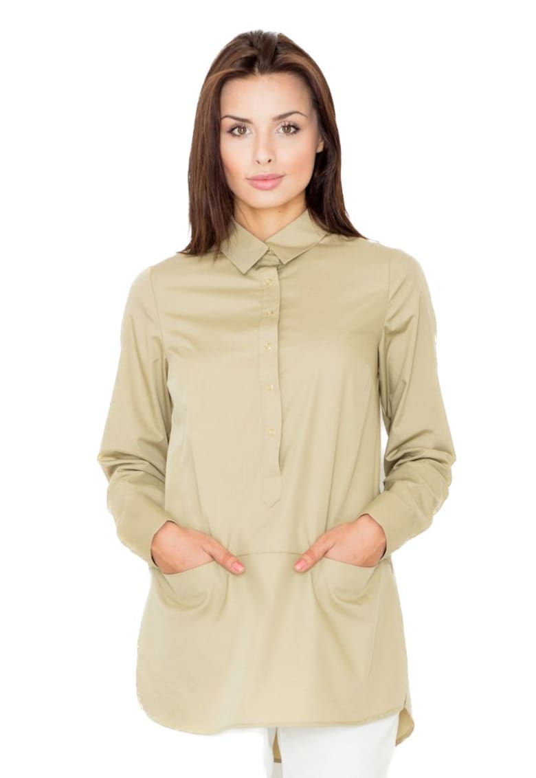 Camasa dama - Kuld - masline
