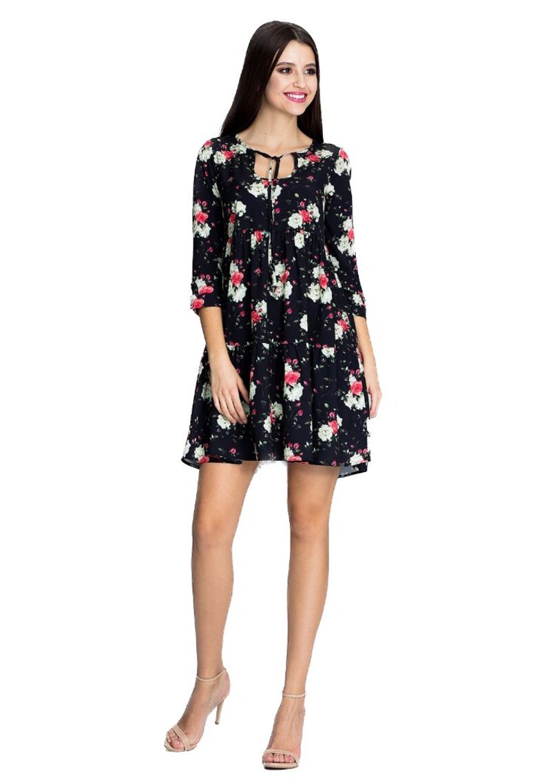 Rochie mini dama Anghan M598 neagra