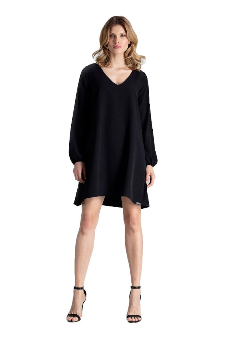 Rochie de seara dama Dinarent M566 neagra