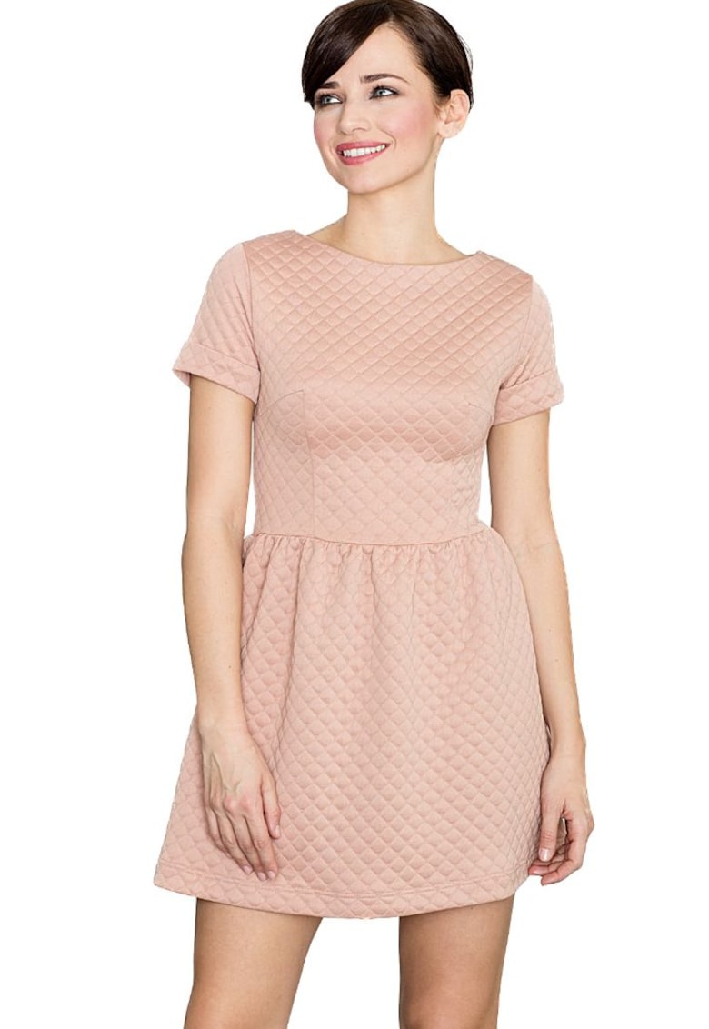 Rochie mini dama Tengoire K147 roz