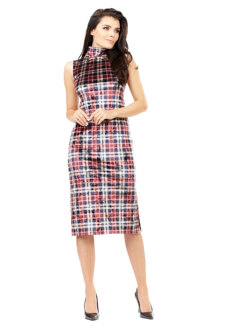 Rochie De Multicolor - Alb