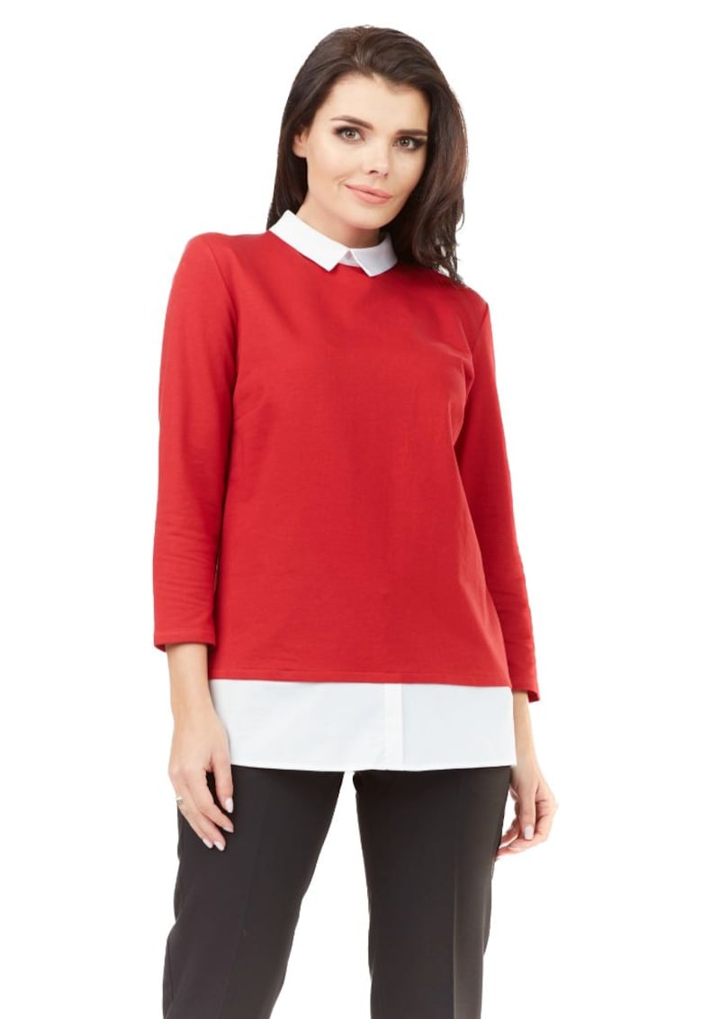 Bluză de damă Ygraine A208 roșie - Rosu
