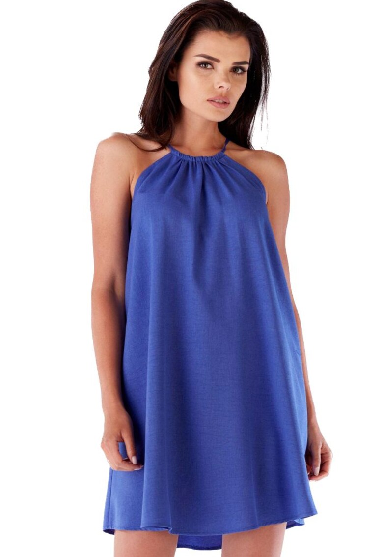 Infinite You Rochie mini dama Ganielle M133 albastru deschis - Albastru deschis