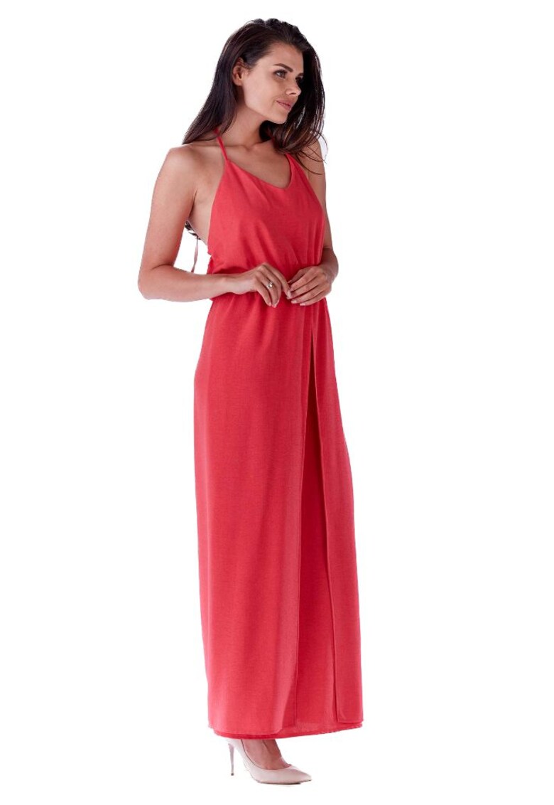 Infinite You Rochie maxi dama Ettassant M138 roz - Roz