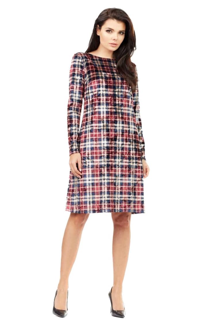 Infinite You Rochie midi dama Guinenever M148 negru rosu - Negru