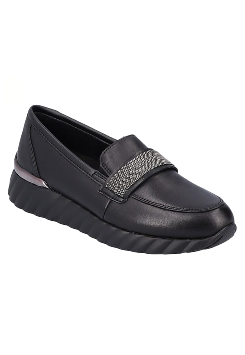 Pantofi casual - dama - SOFT - D5910-01 negru - piele naturala Pantofi casual - dama - SOFT - D5910-01 negru - piele naturala