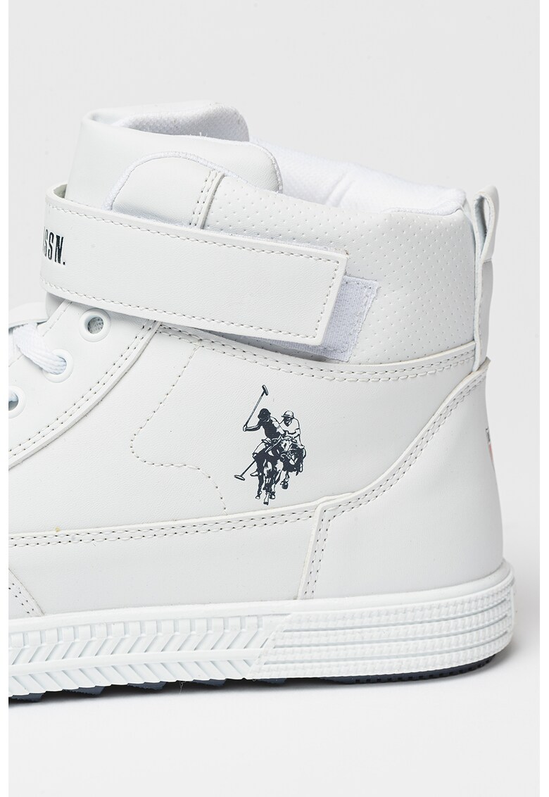 Pantofi sport mid-cut din piele ecologica