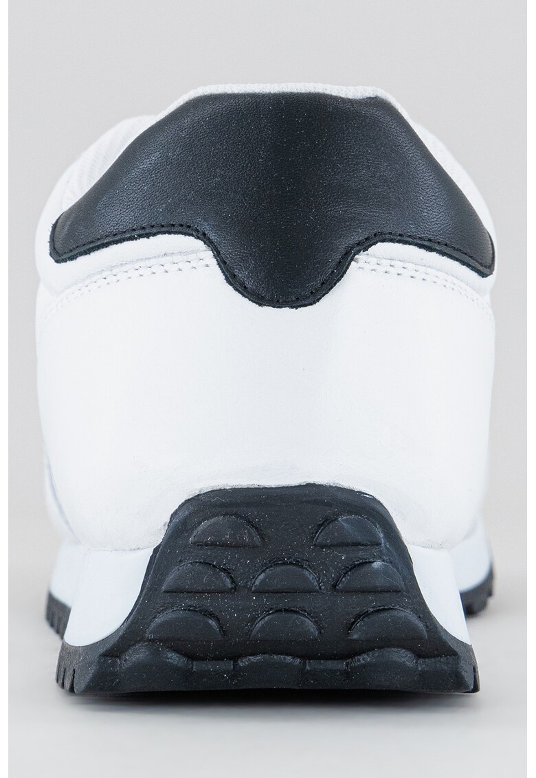 Pantofi sport de piele ecologica cu logo brodat