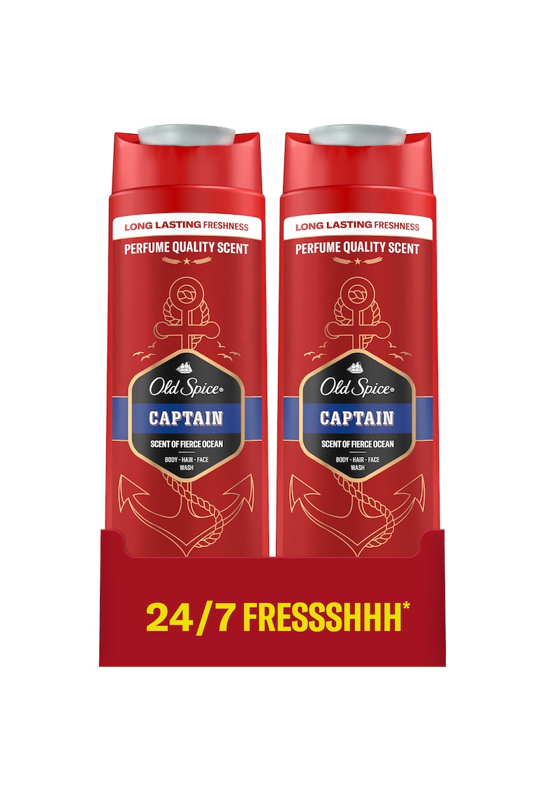 Set 2 x Gel de dus si sampon 3-in-1  pentru corp - par si fata - 2 x 400 ml