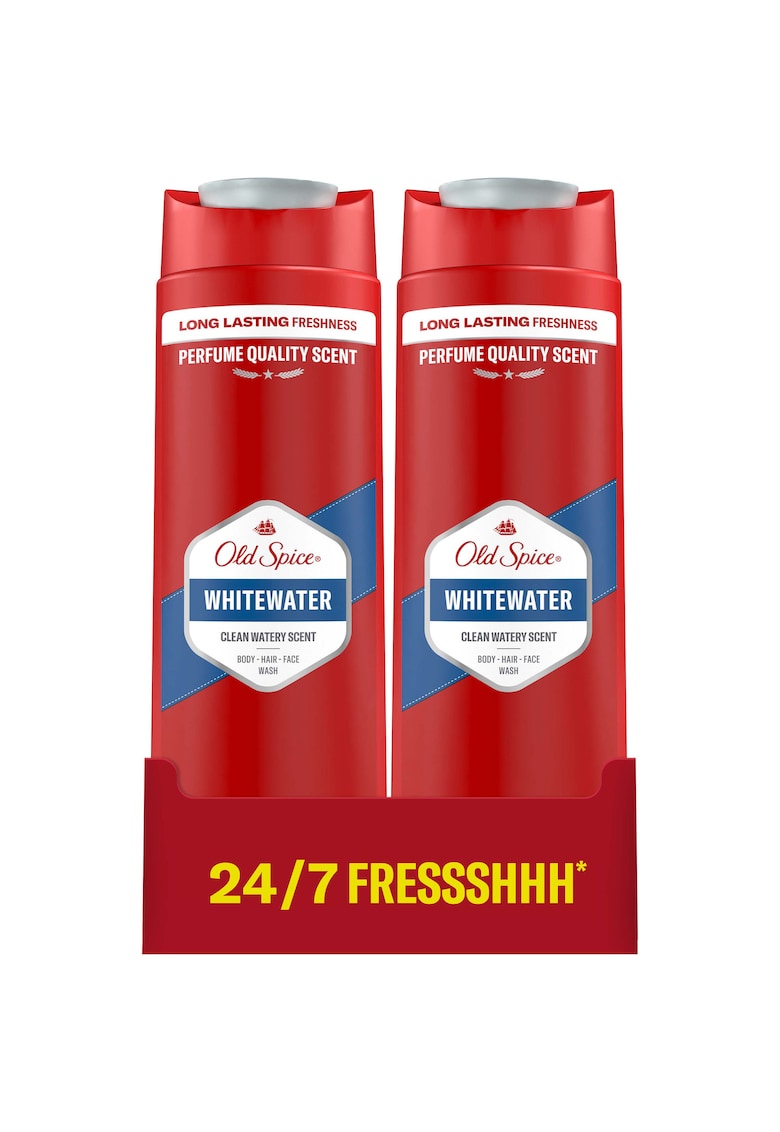 Set 2 x Gel de dus si sampon 3-in-1  pentru corp - par si fata - 2 x 400 ml