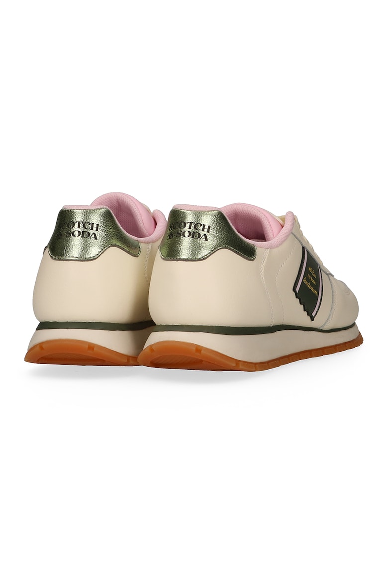 Pantofi sport de piele cu logo