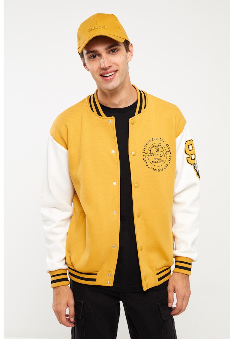 Jacheta varsity cu capse