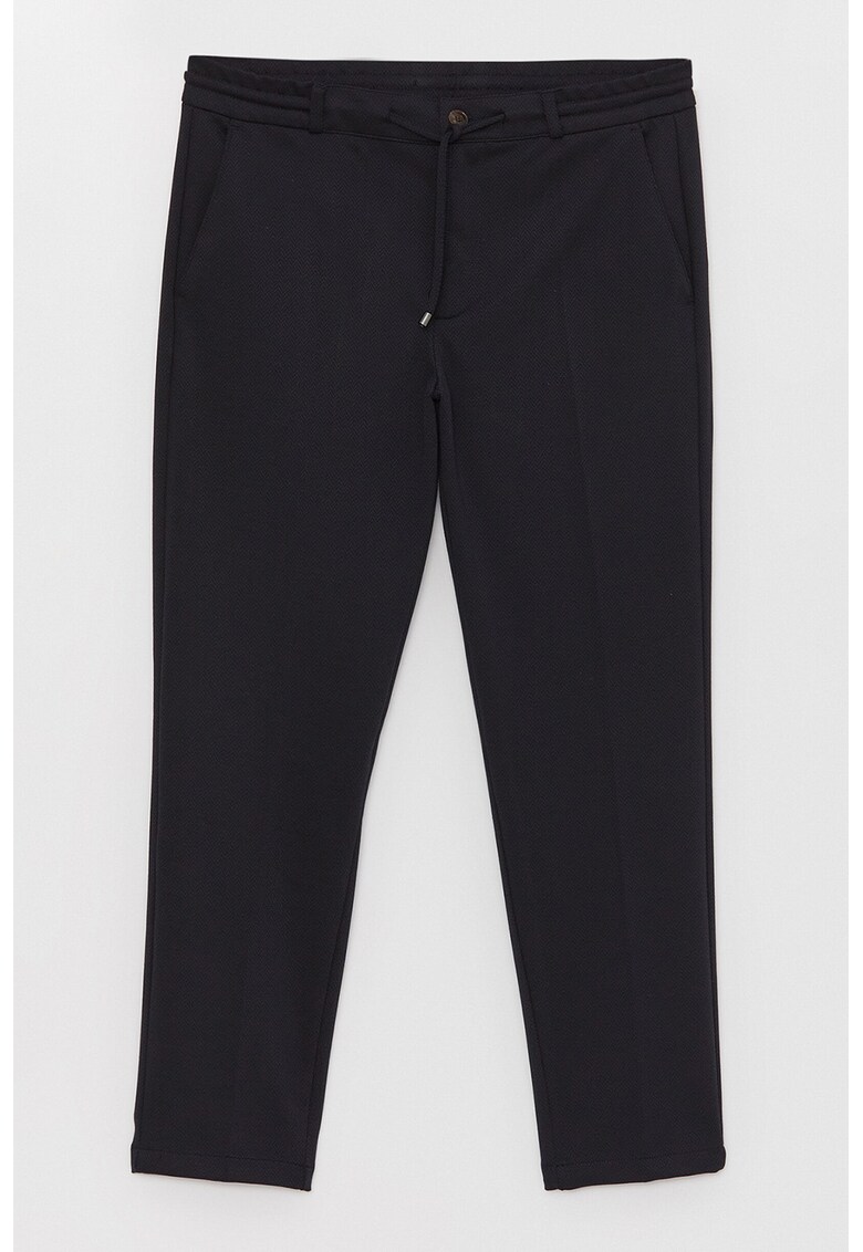 Pantaloni slim fit cu snur in talie