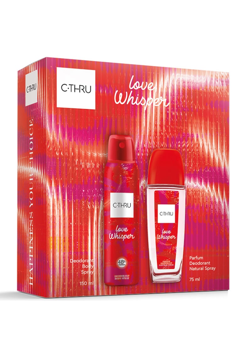 Set cadou  Love Whisper: Parfum pentru corp - 75 ml + Deodorant spray pentru corp - 150 ml