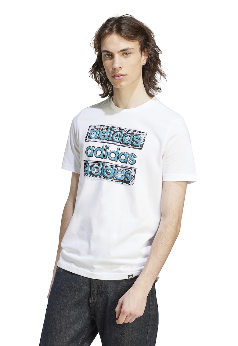 Tricou din bumbac cu imprimeu logo Sportswear