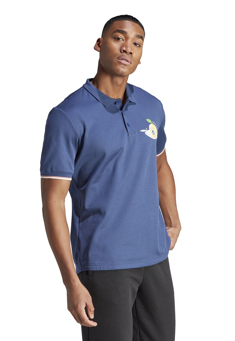 Tricou polo cu detaliu grafic pentru tenis