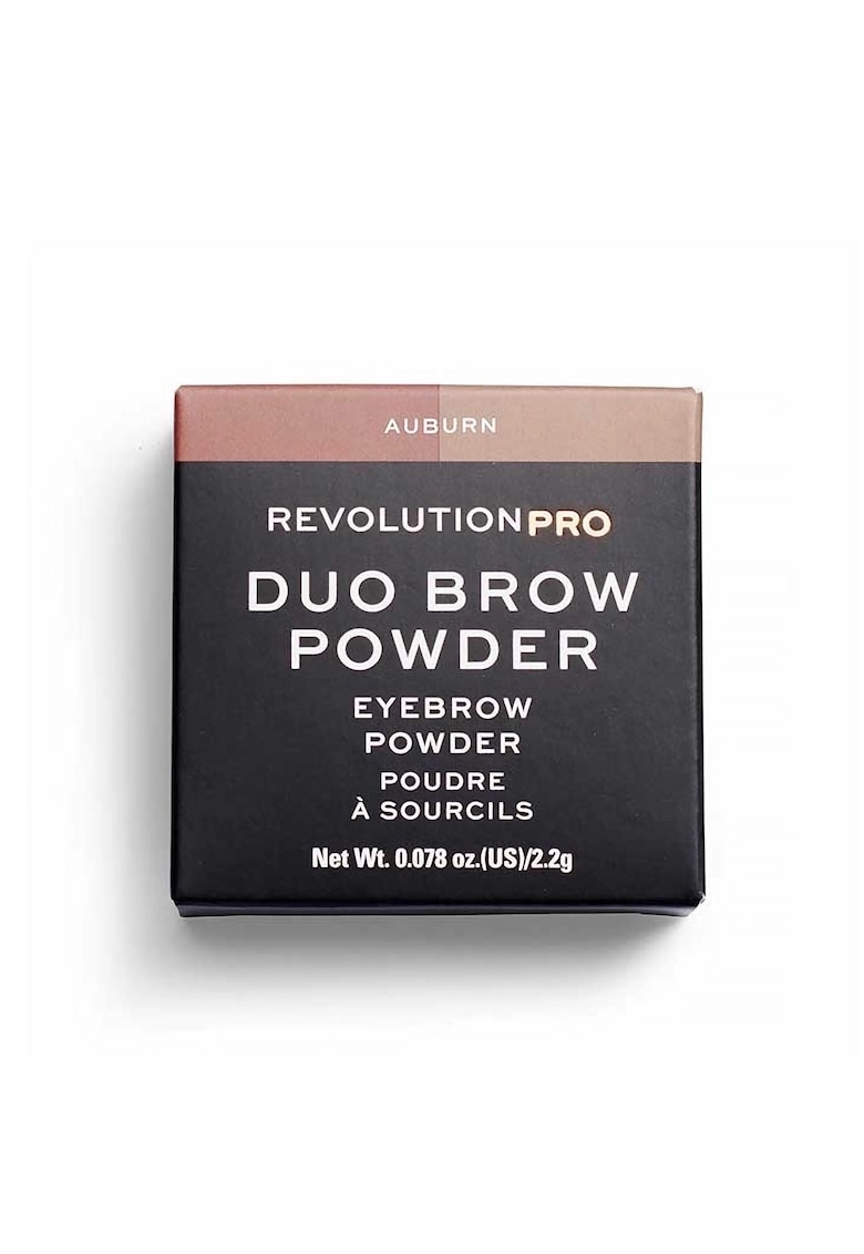 Pudra pentru sprancene Revolution PRO Duo -  Auburn - 2 -2 g
