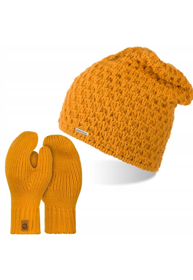 Set Caciula si Manusi Dama Brodrene - Miodie -