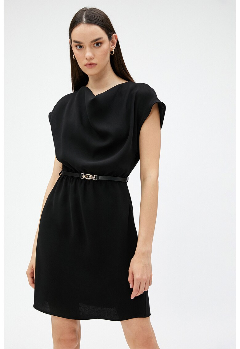 Rochie mini cu decolteu drapat