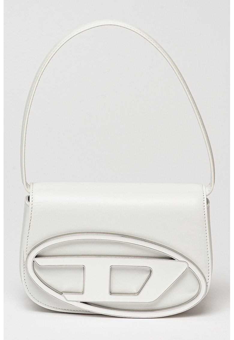 Geanta de piele cu logo supradimensionat 1DR