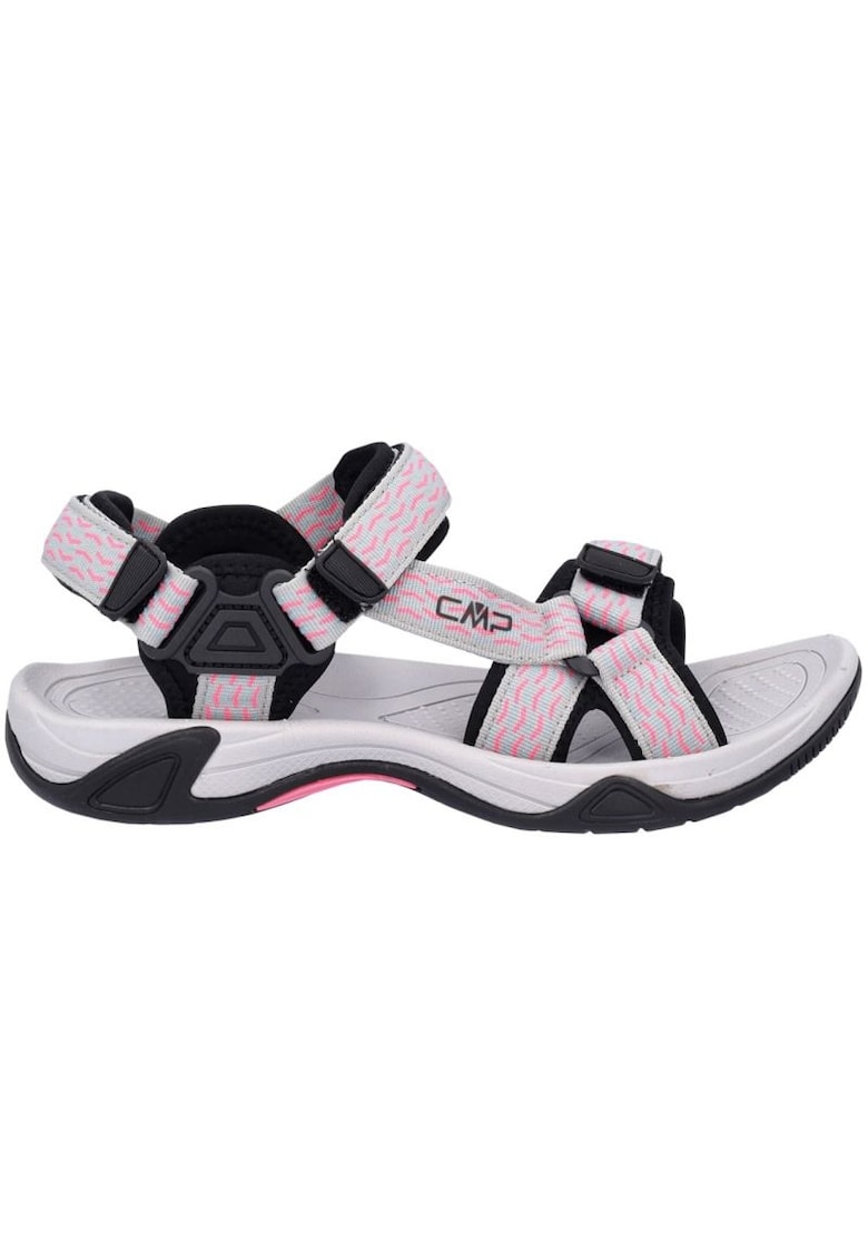 Sandale dama pentru drumetii - Hamal - Material sintetic - Gri/Roz