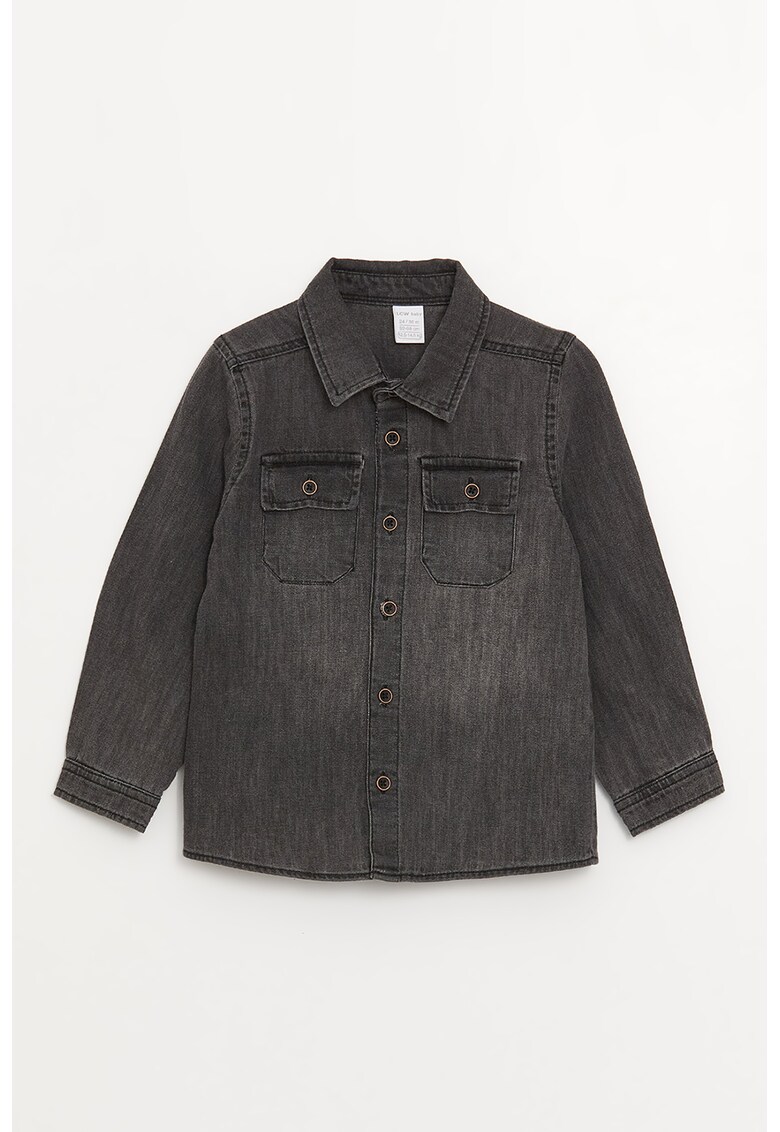 Camasa de denim cu capse