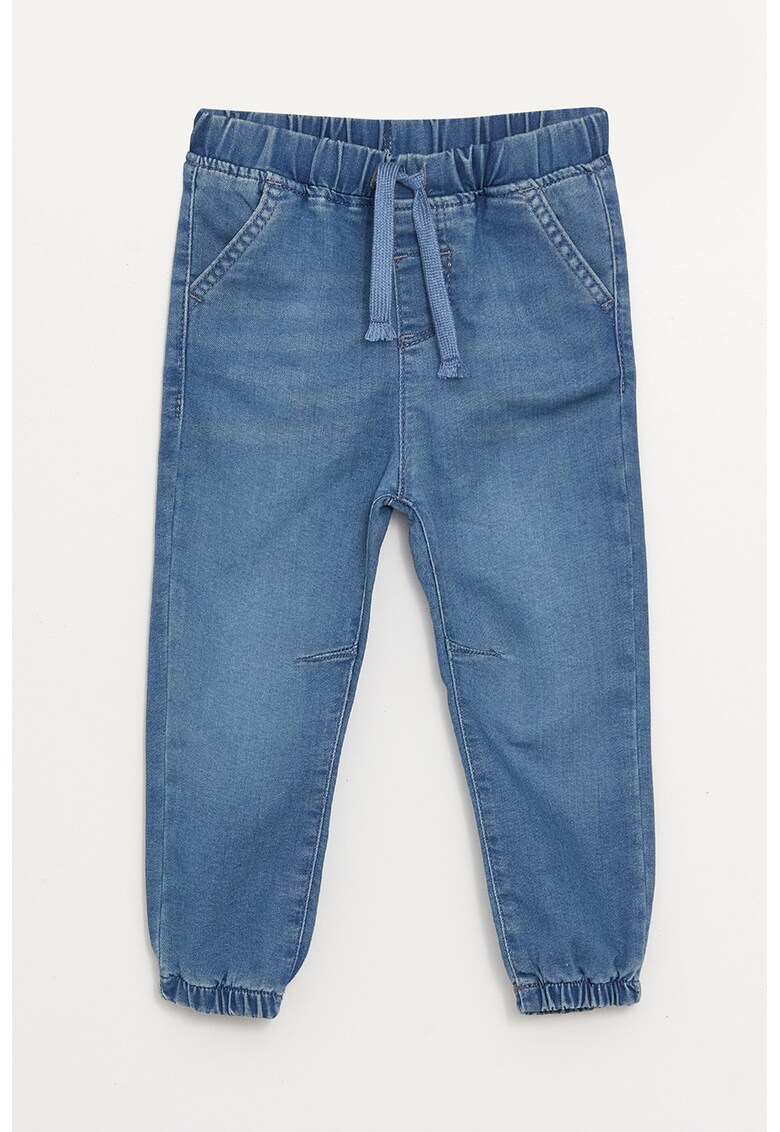 Blugi jogger cu talie ajustabila