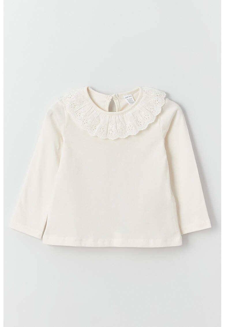 Bluza cu guler valurit