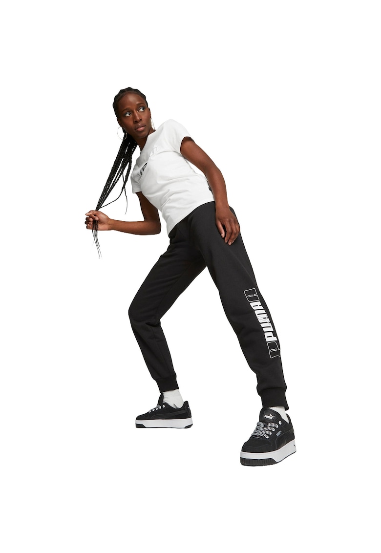 Pantaloni femei Logo Printed Elastic Waist Active Joggers