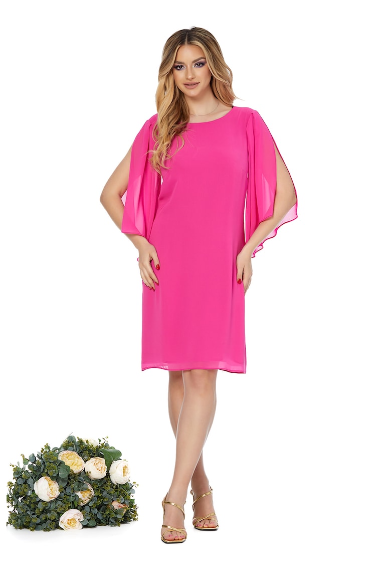 Rochie dreapta cu maneci evazate Nice