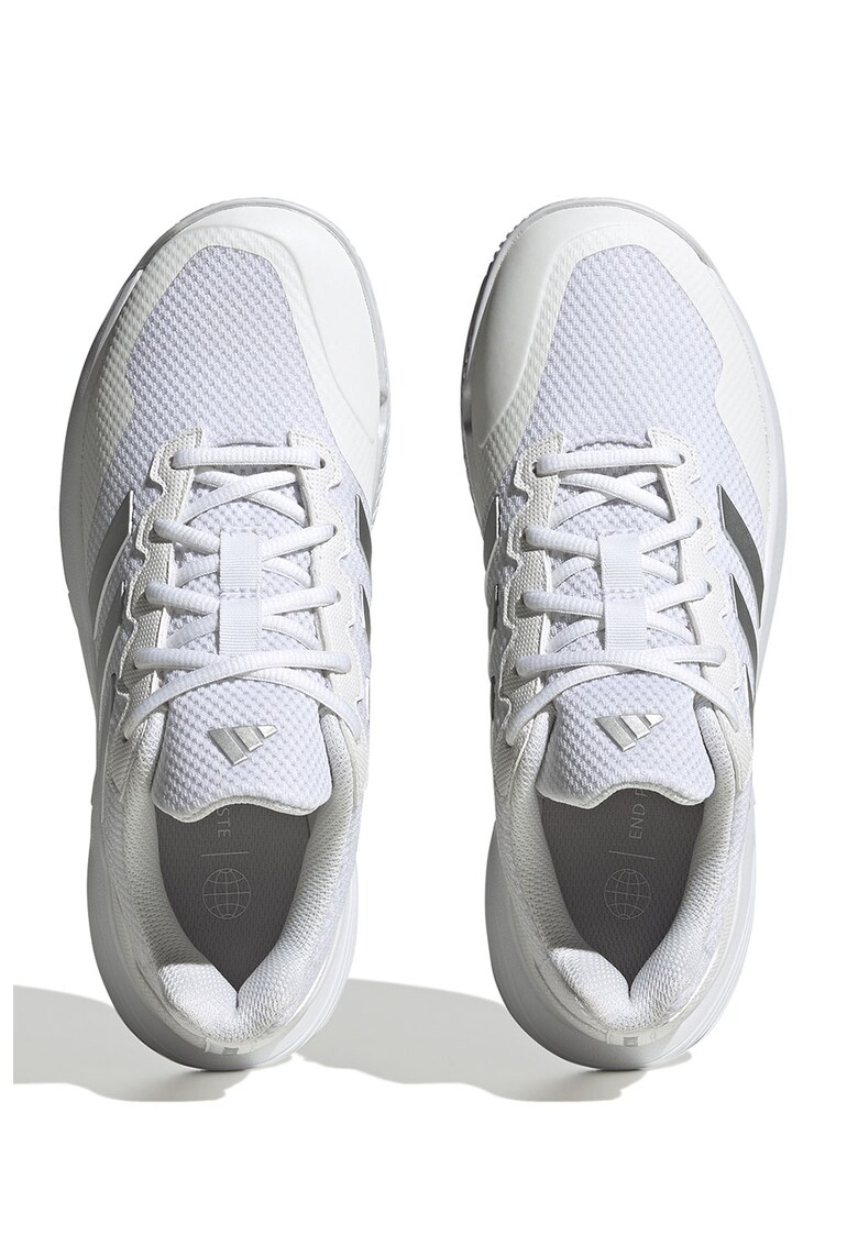 Pantofi de plasa cu insertii de material sintetic pentru tenis gamecourt 2