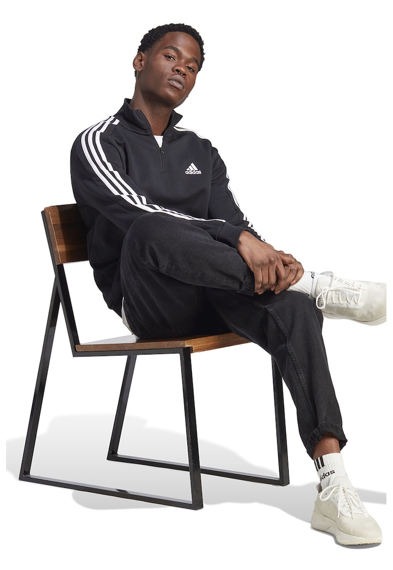 Bluza sport cu fenta cu fermoar