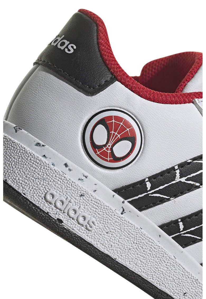 Pantofi sport de piele ecologica cu velcro grand court