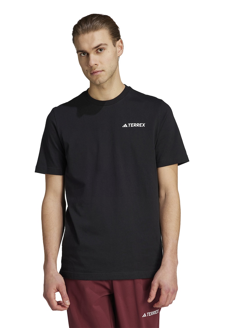 Tricou cu decolteu la baza gatului pentru drumetii Terrex