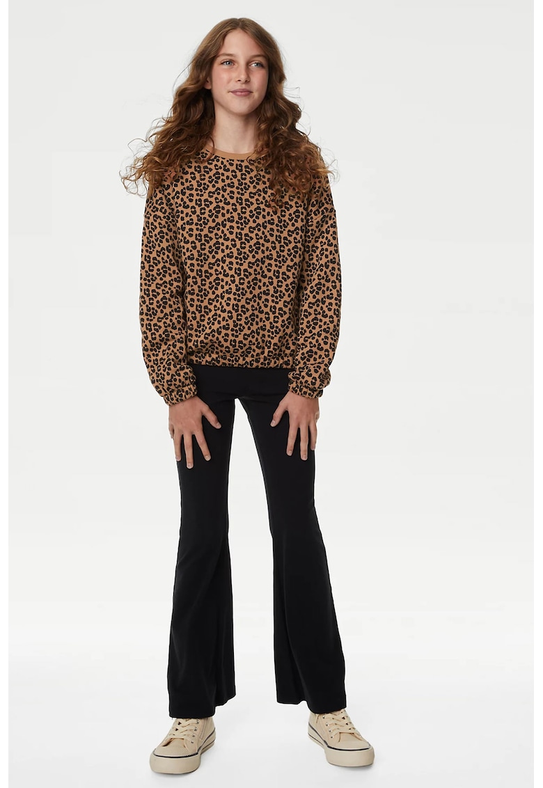 Bluza sport cu animal print