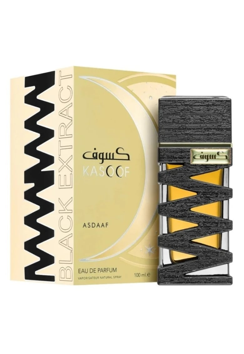 Apa de parfum  Kasoof Black Extract - Asdaaf - Barbati - 100 ml