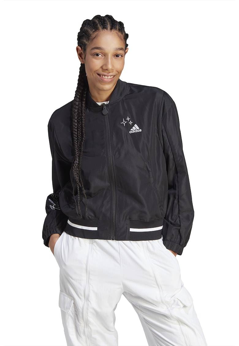 Jacheta bomber lejera cu buzunare oblice