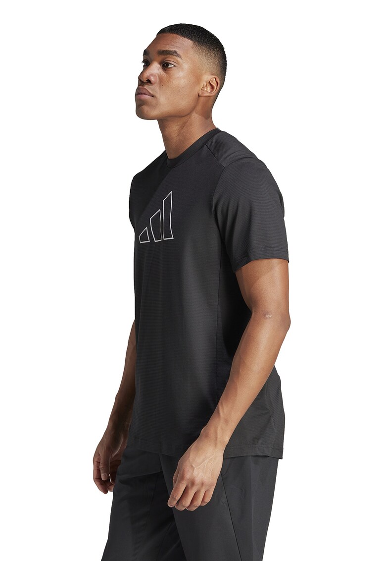 Tricou cu imprimeu logo pentru antrenament