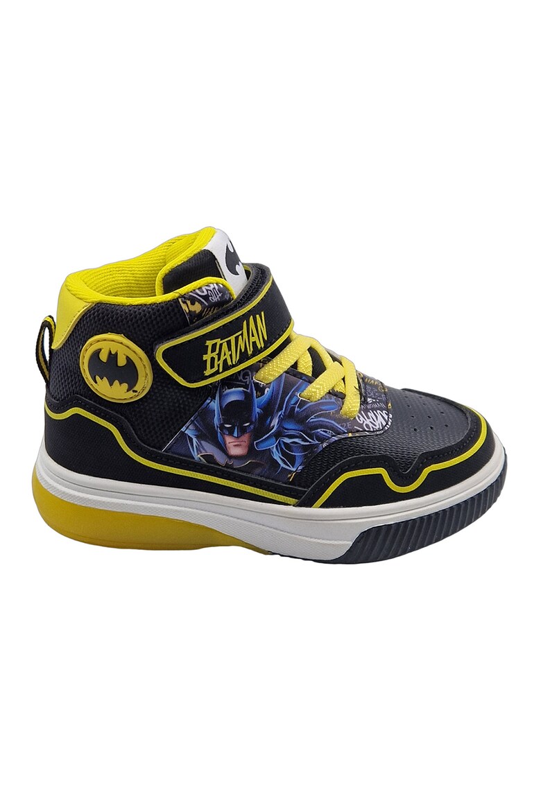 Pantofi sport mid-high cu model batman