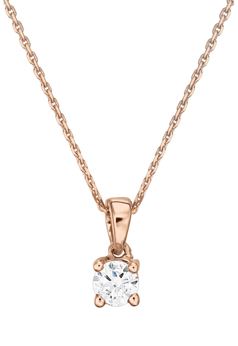 Colier din aur de 14K cu un diamant