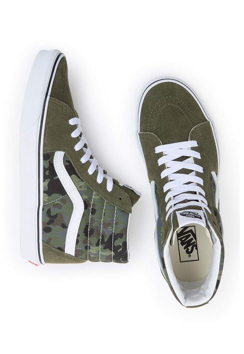 Pantofi sport cu model camuflaj SK8-Hi