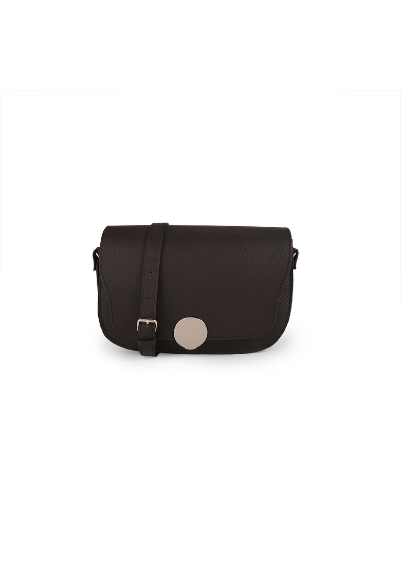 Geanta dama piele - Cara - 29 x 9 x 19 - Maro inchis