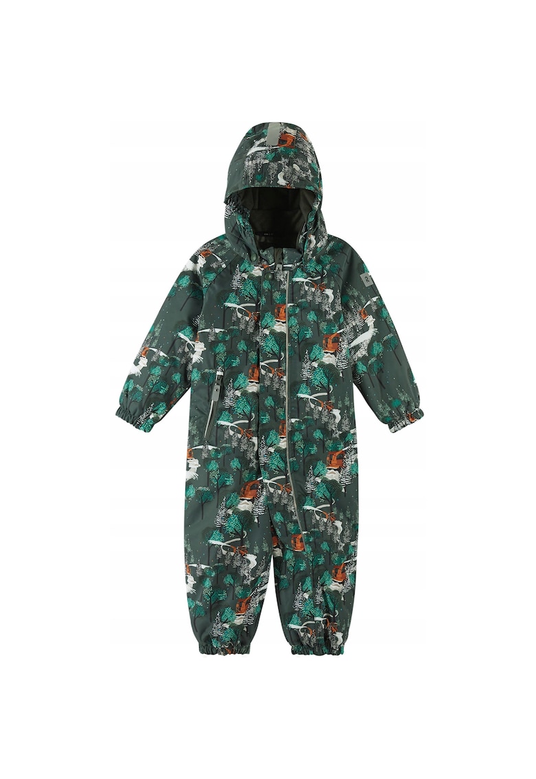 Salopeta copii - Puhuri - Poliester - Verde - 80cm