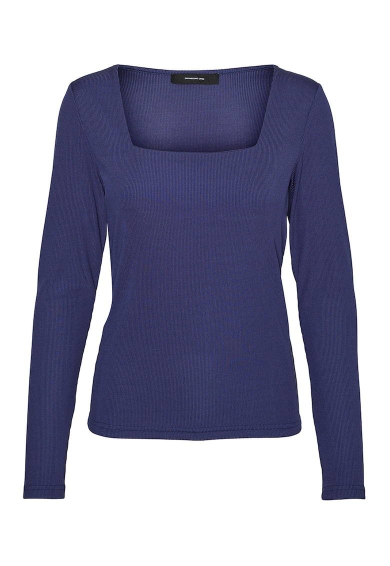 Bluza cu decolteu drept