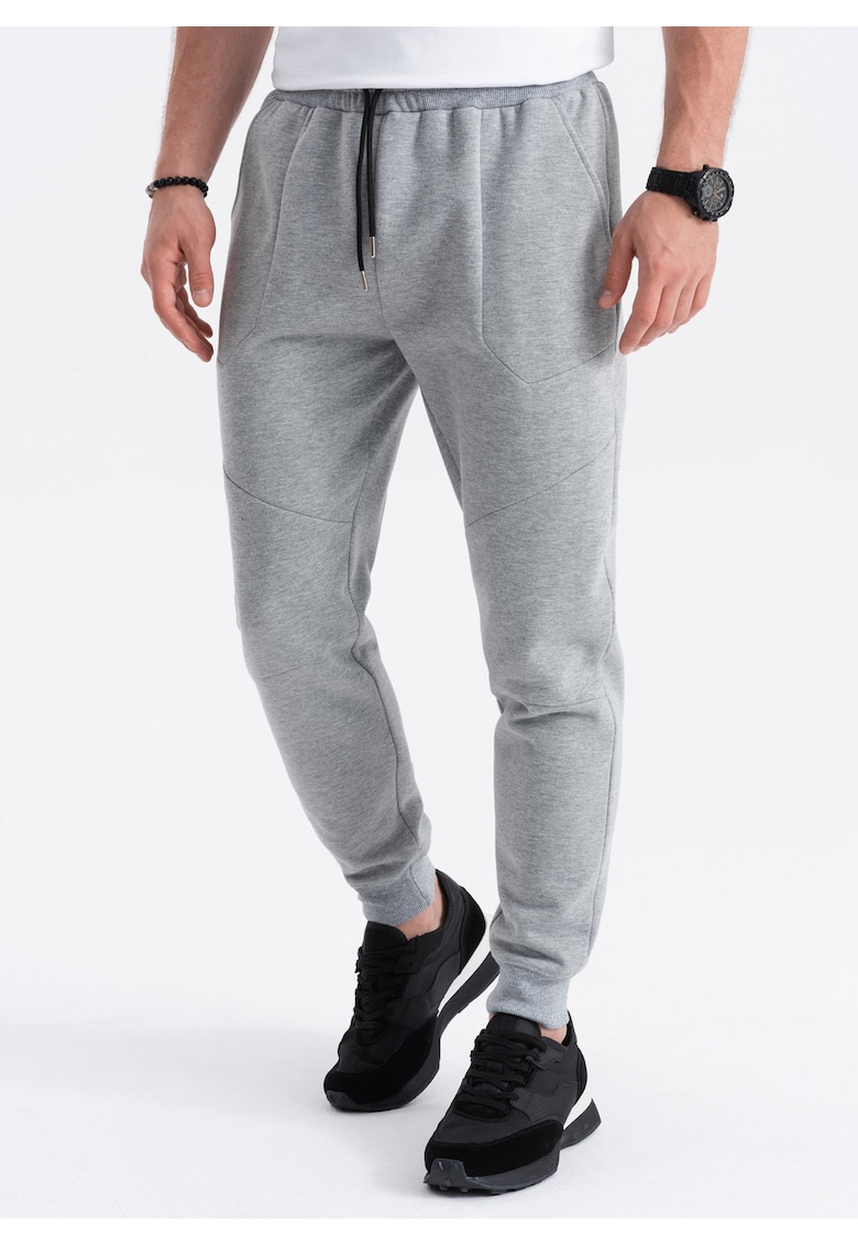 Pantaloni sport din amestec de bumbac OM-PASK-22FW-008