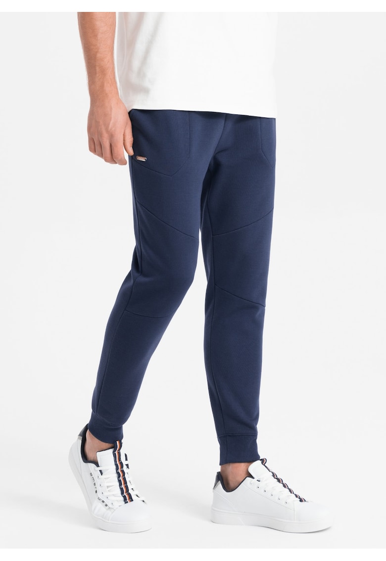 Pantaloni sport din amestec de bumbac OM-PASK-22FW-008