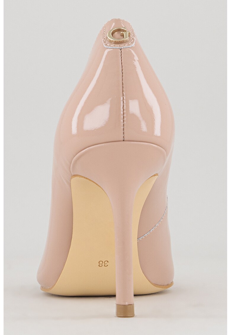 Pantofi din piele lacuita cu toc stiletto Dafne
