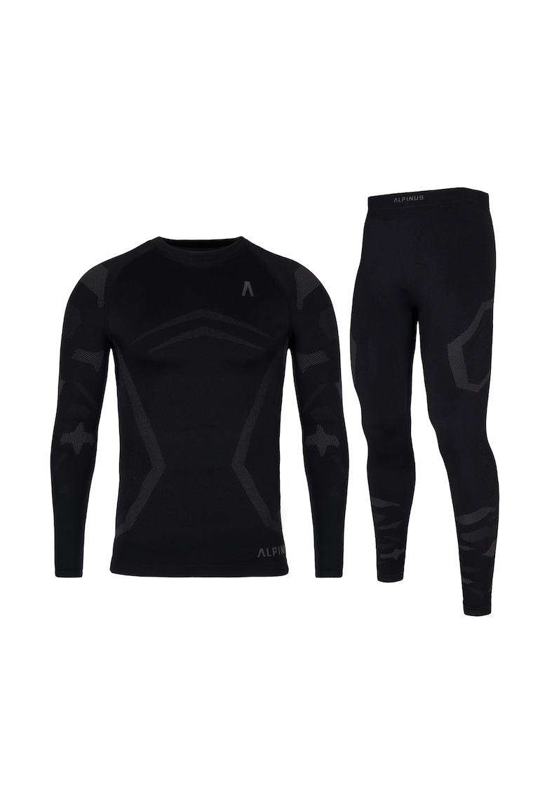 Lenjerie termoactiva barbati - Poliamida - Negru